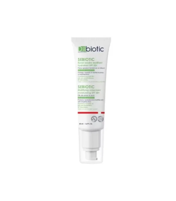 D-biotic Sebiotic Écran Solaire Matifiant Hydratant 50spf