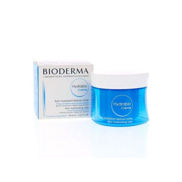 Bioderma Hydrabio Crème Riche Pot 50ml BIODERMA HYDRABIO CREME RICHE POT PS 50ML – Image 1