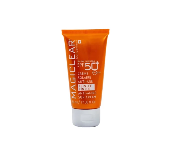 Magiclear Creme Solaire Anti-Age Teintee 50+ 50ml