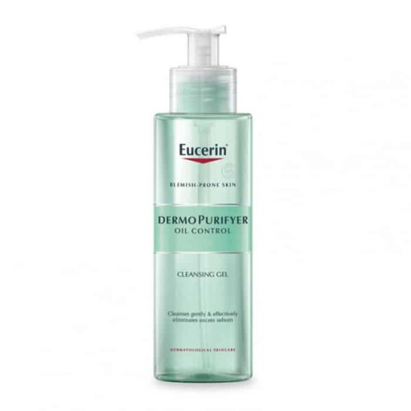 EUCERIN-DERMO-PURIFYER-OIL-CONTROL-GEL-NETTOYANT-200ML Eucerin Dermo Purifyer Gel Oil Control 200ml – Image 1