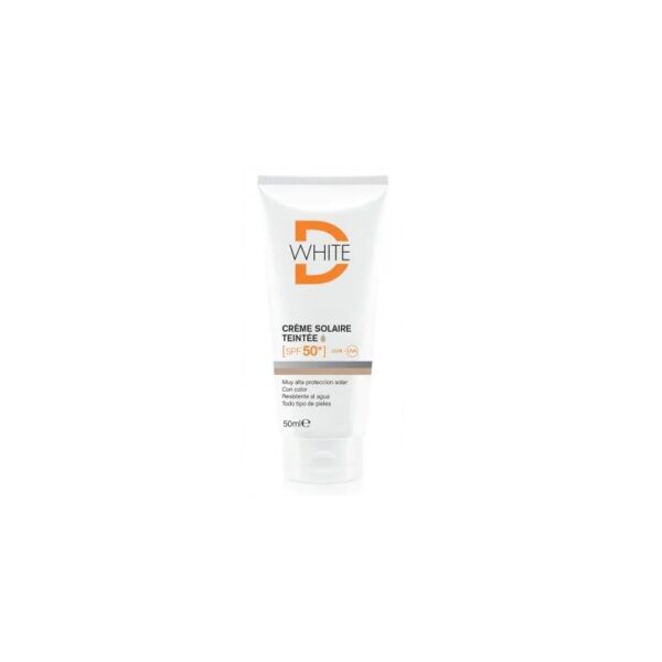 D-WHITE Crème Solaire Teintée Spf50+ 50ml